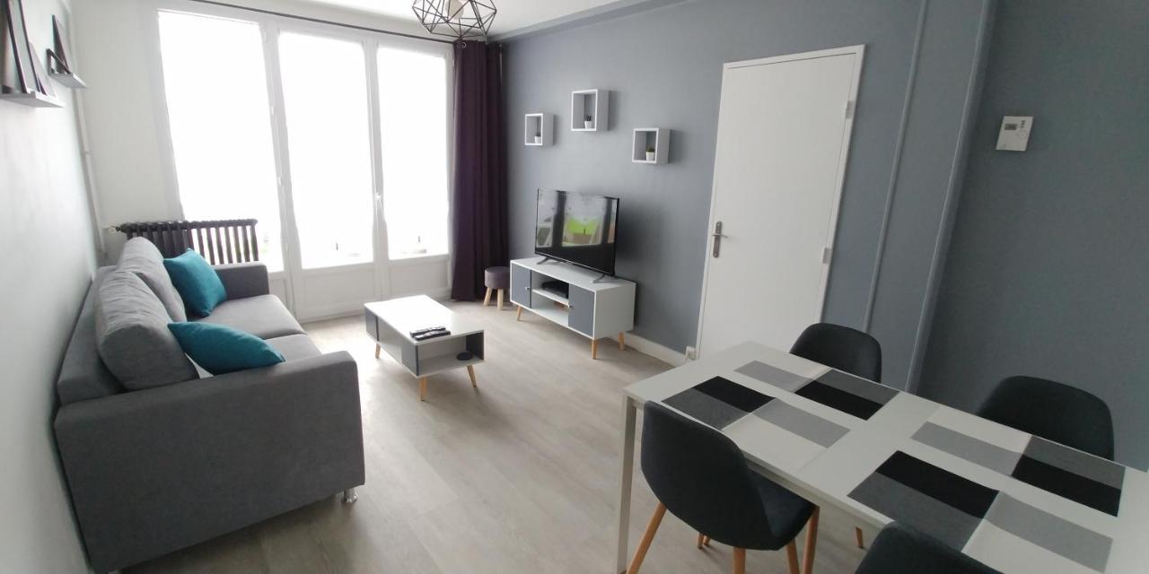 T3 Bord Centre Ville - 4Eme Etage - Fetes Interdites Bourges Luaran gambar